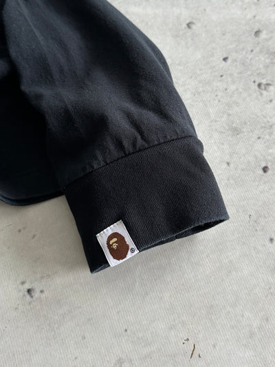 BAPE Camo Head heavyweight Long Sleeve T Shirt (S)