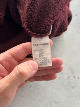 90's Stone Island Green Edge Chunky Wool Knit Jumper (L)