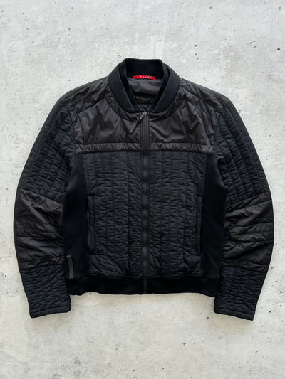 Prada Sport padded panelled Zip Up Bomber Jacket (S)