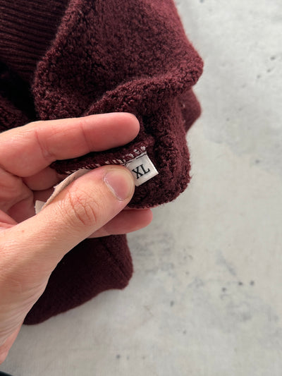 90's Stone Island Green Edge Chunky Wool Knit Jumper (L)