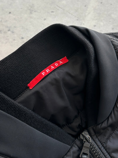 Prada Sport padded panelled Zip Up Bomber Jacket (S)