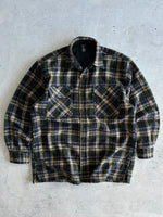 90's Wrangler Plaid Button Up Overshirt (L)