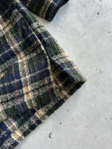 90's Wrangler Plaid Button Up Overshirt (L)