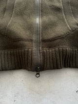 CP Company Wool Chunky Knit Zip Up Jumper (M)