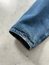 Vintage Valentino Jeans Blanket Lined Denim Duffle Coat (XL)