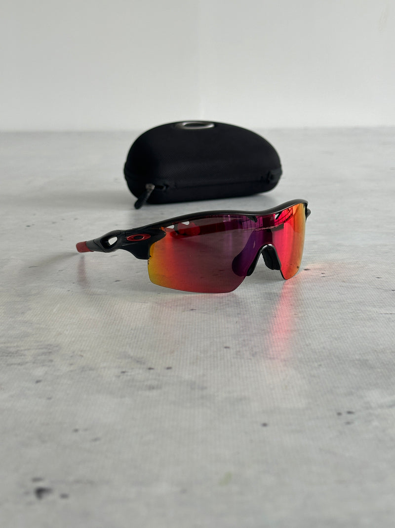 Oakley Radar Lock Path Red Iridium Sunglasses (One Size)