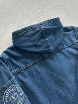 Vintage Valentino Jeans Blanket Lined Denim Duffle Coat (XL)