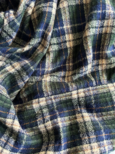 90's Wrangler Plaid Button Up Overshirt (L)