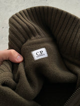 CP Company Wool Chunky Knit Zip Up Jumper (M)