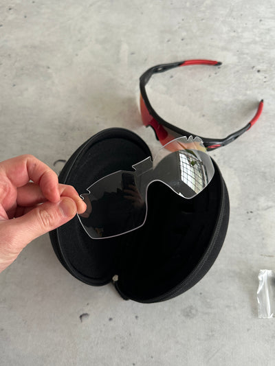 Oakley Radar Lock Path Red Iridium Sunglasses (One Size)