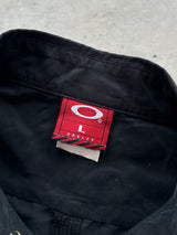 90's Oakley Metal Emblem brushed cotton Long Sleeve Shirt (L)