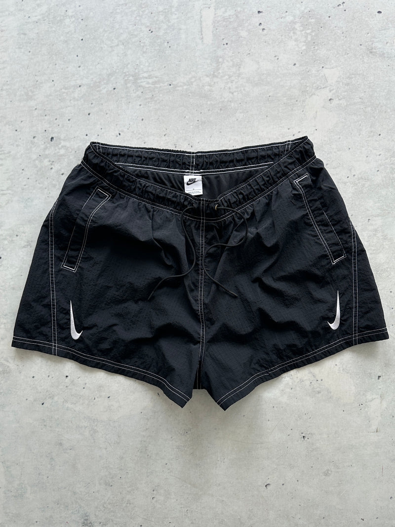 Nike Embroidered Swoosh contrast stitch Swim Shorts (XL)