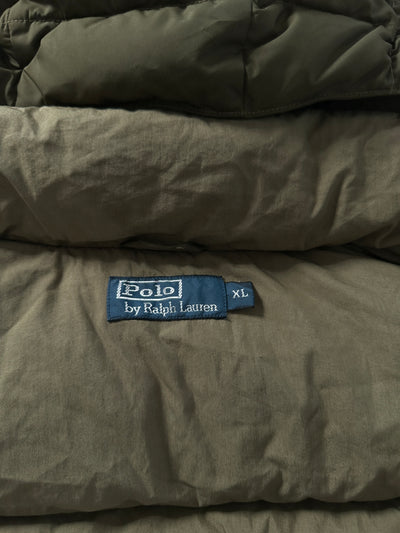 Ralph Lauren Baden Oilcloth Down Fill Puffer Jacket (XL)