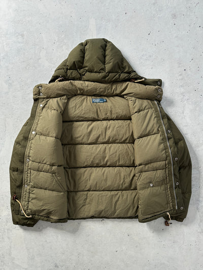 Ralph Lauren Baden Oilcloth Down Fill Puffer Jacket (XL)