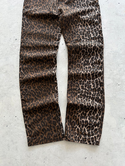 Vintage Cavalli Jeans Leopard Print Trousers (Women's W29)