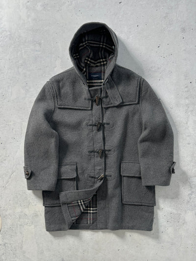 90's Burberry Nova Check Wool Duffle Coat (XL)