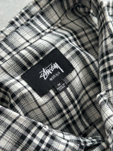 Stussy Embroidered Logo Plaid Shirt (L)