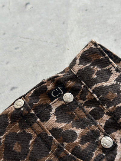 Vintage Cavalli Jeans Leopard Print Trousers (Women's W29)
