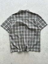 Stussy Embroidered Logo Plaid Shirt (L)