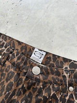 Vintage Cavalli Jeans Leopard Print Trousers (Women's W29)