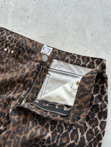Vintage Cavalli Jeans Leopard Print Trousers (Women's W29)