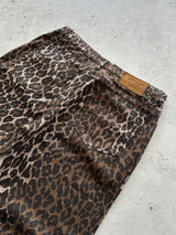 Vintage Cavalli Jeans Leopard Print Trousers (Women's W29)