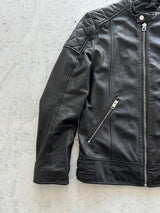 Diesel soft lamb Leather L-Martin 900 zip up Jacket (S)