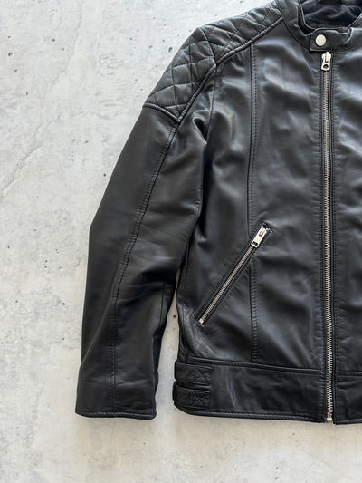Diesel soft lamb Leather L-Martin 900 zip up Jacket (S)
