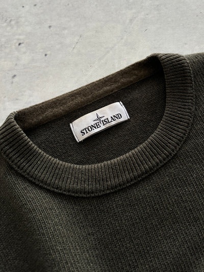 Stone Island chunky Crewneck Knit Jumper (S)