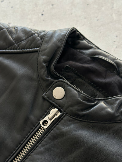 Diesel soft lamb Leather L-Martin 900 zip up Jacket (S)