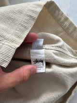 Stussy Embroidered Logo Heavyweight Corduroy Overshirt (M)