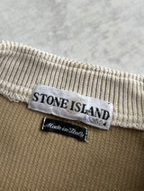 Vintage Stone Island Mock Neck Ribbed Jumper (XL)