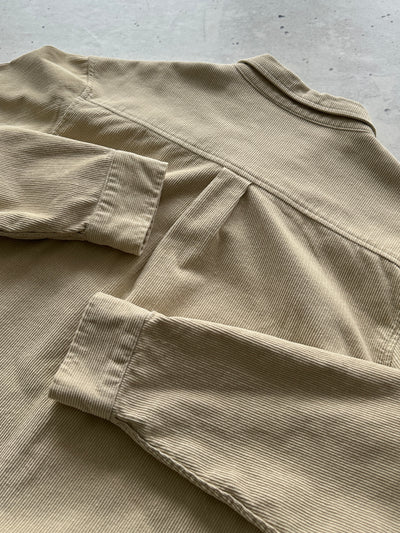 Stussy Embroidered Logo Heavyweight Corduroy Overshirt (M)