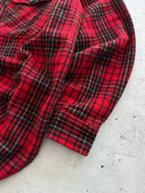 90's Valentino Jeans Wool Tartan Overshirt (XXL)