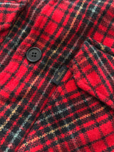 90's Valentino Jeans Wool Tartan Overshirt (XXL)