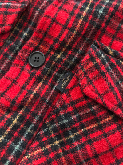 90's Valentino Jeans Wool Tartan Overshirt (XXL)