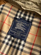 Vintage Burberry Nova Check Trench Coat / Mac (L)