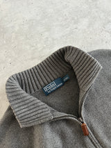 Ralph Lauren 1/4 Zip Knit Pullover Jumper (L)