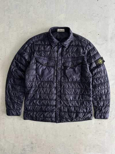 AW/15 Stone Island Garment Dyed Down Overshirt / Jacket (XL)
