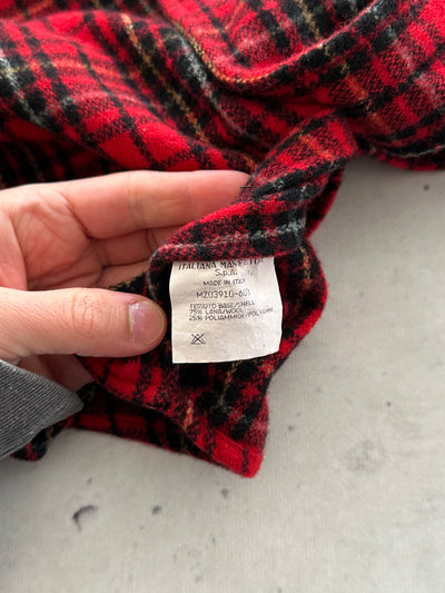 90's Valentino Jeans Wool Tartan Overshirt (XXL)