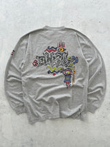 Vintage O'Neill Graphic Print Long Sleeve T Shirt (L)