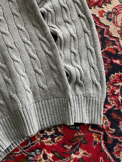 Ralph Lauren Cable Knit Crewneck Jumper (M)