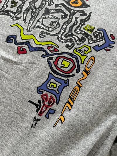 Vintage O'Neill Graphic Print Long Sleeve T Shirt (L)