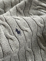 Ralph Lauren Cable Knit Crewneck Jumper (M)