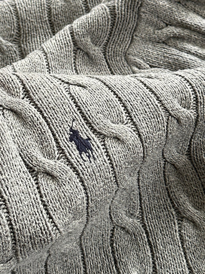 Ralph Lauren Cable Knit Crewneck Jumper (M)