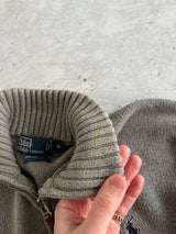 Ralph Lauren 1/4 Zip Pullover Knit Jumper (M)