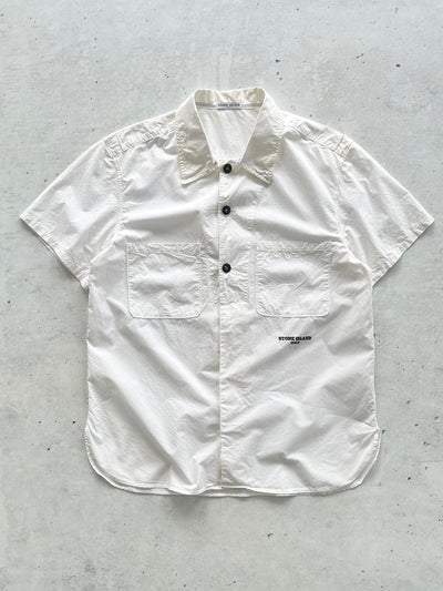 SS/06 Stone Island Embroidered Spell Out Shirt (M)