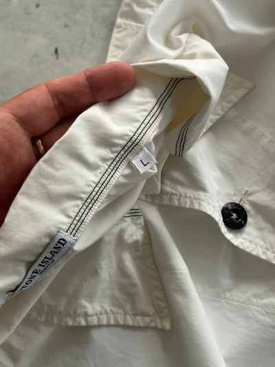 SS/06 Stone Island Embroidered Spell Out Shirt (M)