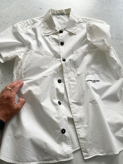 SS/06 Stone Island Embroidered Spell Out Shirt (M)