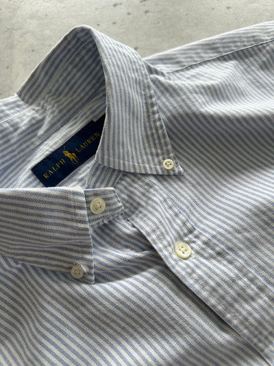 Ralph Lauren Vertical Stripe Long Sleeve Shirt (M)
